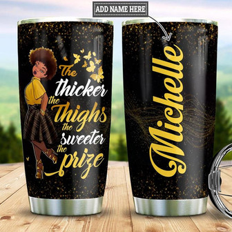 Bw Thick Girl Personalized Stainless Steel Tumbler 20Oz - Thegiftio UK