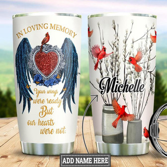 Cardinal Personalized Stainless Steel Tumbler 20Oz - Thegiftio UK