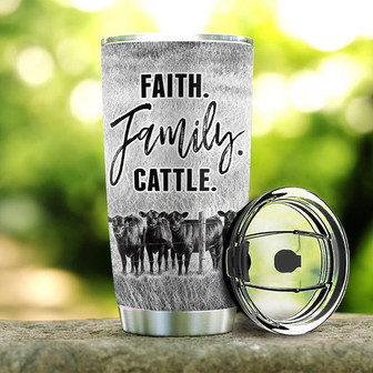 Cattle Faith Personalized Stainless Steel Tumbler 20Oz - Thegiftio UK
