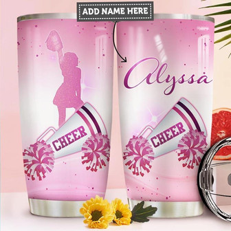 Cheerleader Personalized Stainless Steel Tumbler 20Oz - Thegiftio UK