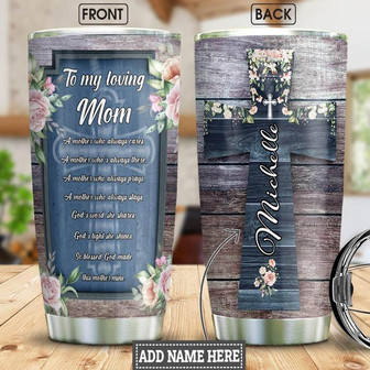 Christian Mom Personalized Stainless Steel Tumbler 20Oz - Thegiftio UK