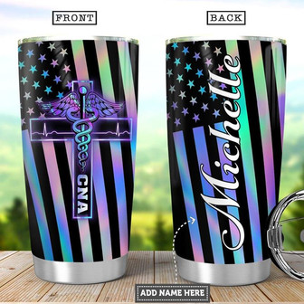 Cna Cross Personalized Stainless Steel Tumbler 20Oz - Thegiftio UK