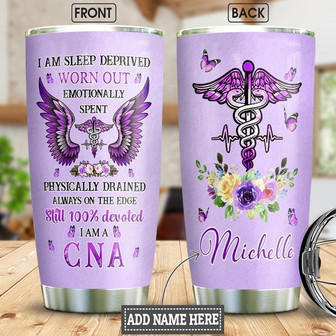 Cna Personalized Stainless Steel Tumbler 20Oz - Thegiftio UK
