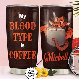 Coffee Dragon Personalized Stainless Steel Tumbler 20Oz - Thegiftio UK