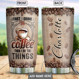 Coffee Personalized Stainless Steel Tumbler 20Oz - Thegiftio UK
