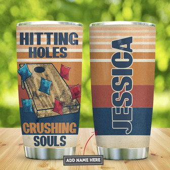 Cornhole Personalized Stainless Steel Tumbler 20Oz - Thegiftio UK