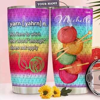 Crochet Personalized Stainless Steel Tumbler 20Oz - Thegiftio UK
