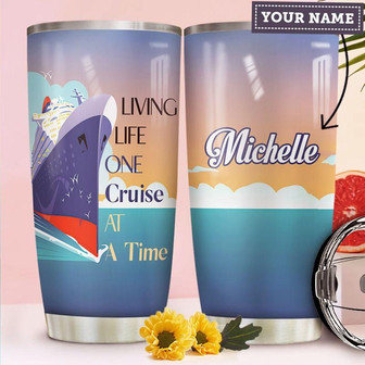 Cruise Personalized Stainless Steel Tumbler 20Oz - Thegiftio