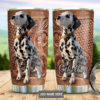 Dalmatian Personalized Stainless Steel Tumbler 20Oz - Thegiftio UK