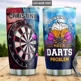 Darts Beer Personalized Stainless Steel Tumbler 20Oz - Thegiftio UK