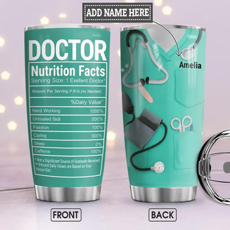 Doctor Personalized Stainless Steel Tumbler 20Oz - Thegiftio UK