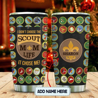 Dot Scout Mom Life Personalized Stainless Steel Tumbler 20Oz - Thegiftio UK