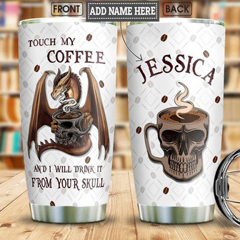 Dragon Coffee Personalized Stainless Steel Tumbler 20Oz - Thegiftio UK
