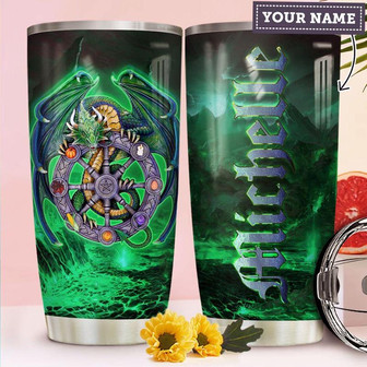 Dragon Personalized Stainless Steel Tumbler 20Oz - Thegiftio UK