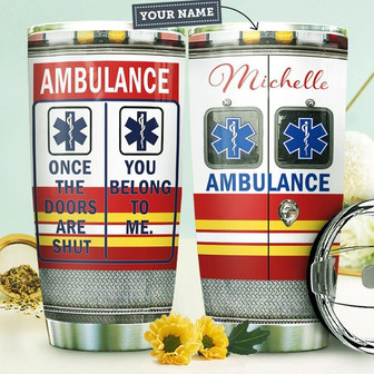 Ems Personalized Stainless Steel Tumbler 20Oz - Thegiftio UK