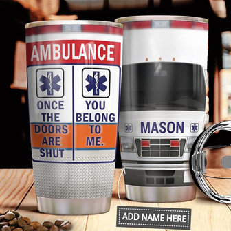 Ems Personalized Stainless Steel Tumbler 20Oz - Thegiftio UK