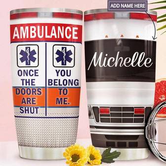Ems Personalized Stainless Steel Tumbler 20Oz - Thegiftio UK