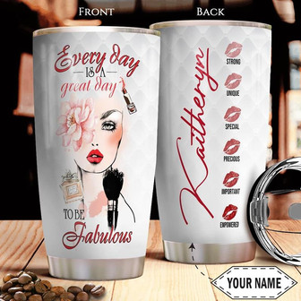 Fabulous Makeup Personalized Stainless Steel Tumbler 20Oz - Thegiftio UK