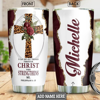 Faith Bible Personalized Stainless Steel Tumbler 20Oz - Thegiftio UK