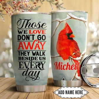 Faith Cardinal Personalized Stainless Steel Tumbler 20Oz - Thegiftio UK
