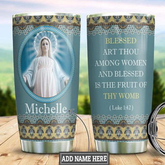 Faith Catholic Personalized Stainless Steel Tumbler 20Oz - Thegiftio UK