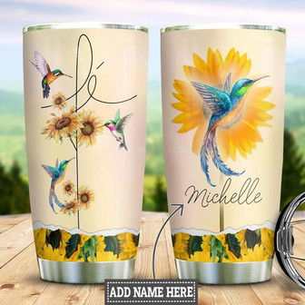 Faith Fe Personalized Stainless Steel Tumbler 20Oz - Thegiftio UK