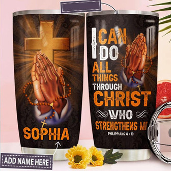Faith Personalized Stainless Steel Tumbler 20Oz - Thegiftio UK