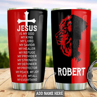 Faith Personalized Stainless Steel Tumbler 20Oz - Thegiftio UK