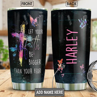 Faith Personalized Stainless Steel Tumbler 20Oz - Thegiftio UK