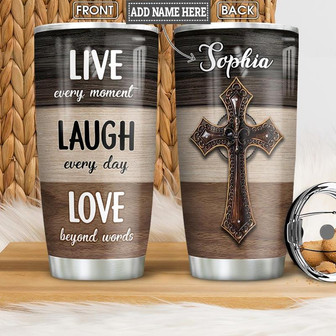 Faith Personalized Stainless Steel Tumbler 20Oz - Thegiftio UK
