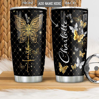 Faith Personalized Stainless Steel Tumbler 20Oz - Thegiftio UK