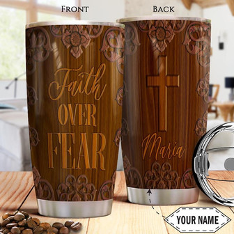 Faith Personalized Stainless Steel Tumbler 20Oz - Thegiftio UK