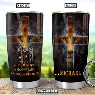 Faith Personalized Stainless Steel Tumbler 20Oz - Thegiftio UK
