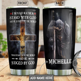 Faith Personalized Stainless Steel Tumbler 20Oz - Thegiftio UK