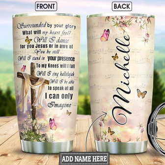 Faith Personalized Stainless Steel Tumbler 20Oz - Thegiftio UK