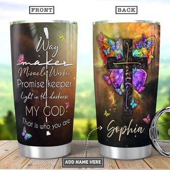 Faith Personalized Stainless Steel Tumbler 20Oz - Thegiftio UK