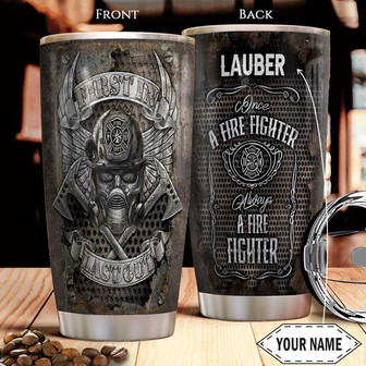 Firefighter Personalized Stainless Steel Tumbler 20Oz - Thegiftio UK