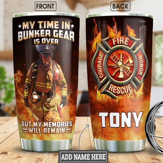 Firefighter Personalized Stainless Steel Tumbler 20Oz - Thegiftio UK
