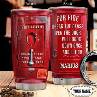Firefighter Personalized Stainless Steel Tumbler 20Oz - Thegiftio UK