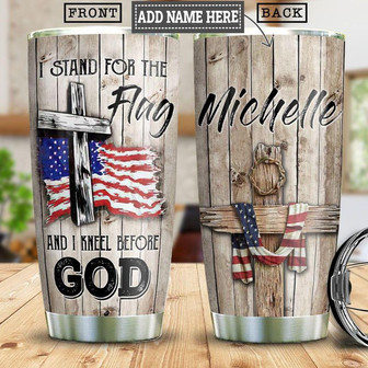Flag God Personalized Stainless Steel Tumbler 20Oz - Thegiftio UK