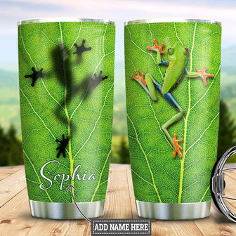 Frog Personalized Stainless Steel Tumbler 20Oz - Thegiftio UK