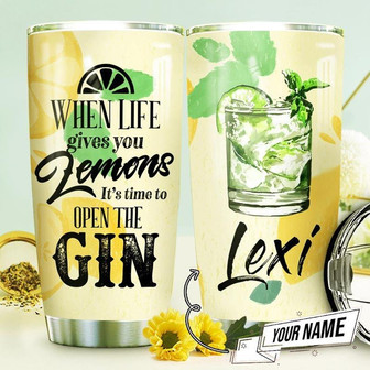 Gin Lover Personalized Stainless Steel Tumbler 20Oz - Thegiftio UK