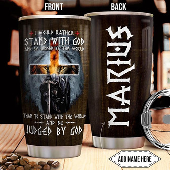 God Personalized Stainless Steel Tumbler 20Oz - Thegiftio UK
