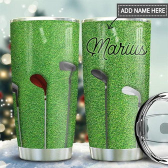 Golf Clubs Personalized Stainless Steel Tumbler 20Oz - Thegiftio UK