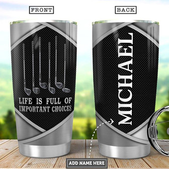 Golf Personalized Stainless Steel Tumbler 20Oz - Thegiftio UK