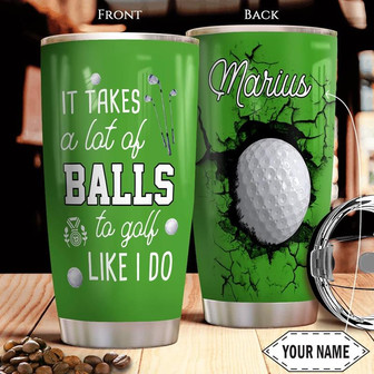 Golf Personalized Stainless Steel Tumbler 20Oz - Thegiftio UK