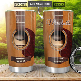 Guitar Personalized Stainless Steel Tumbler 20Oz - Thegiftio