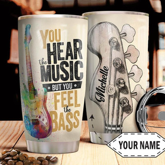 Guitar Personalized Stainless Steel Tumbler 20Oz - Thegiftio