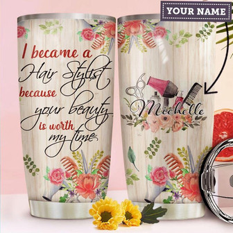 Hairstylist Personalized Stainless Steel Tumbler 20Oz - Thegiftio UK