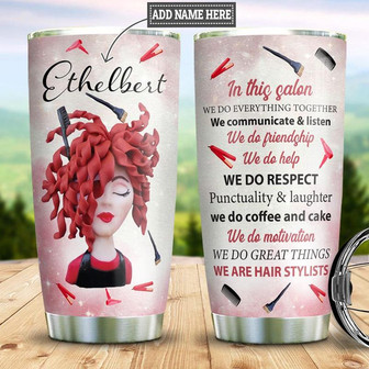 Hairstylist Personalized Stainless Steel Tumbler 20Oz - Thegiftio UK